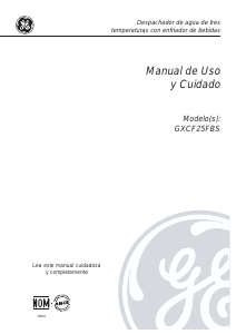 Manual de uso GE GXCF25FBS Dispensador de agua