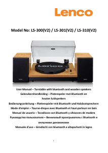 Manual Lenco LS-310WD Turntable