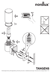 Manual Nordlux Tangens Single Lamp