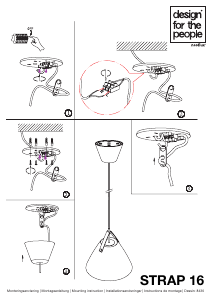 Mode d’emploi Nordlux Strap 16 Lampe