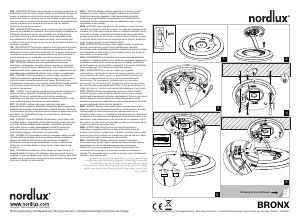 Manual de uso Nordlux Bronx Lámpara