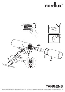 Manuale Nordlux Tangens Double Lampada