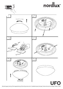 Manuale Nordlux Ufo Maxi Lampada