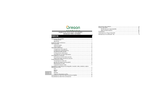 Manuale Oregon ICU80040 Cornice digitale