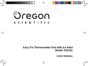 Manual de uso Oregon EW102 Estación meteorológica