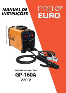 Manual Pró Euro GP-160A Carregador de bateria