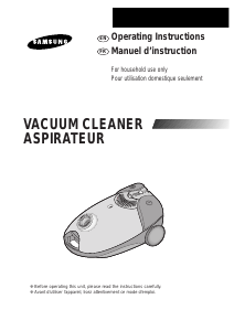 Manual Samsung VAC6013R Vacuum Cleaner