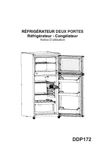 Mode d’emploi Cobal DDP172 Réfrigérateur combiné