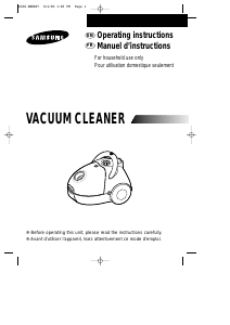 Manual Samsung VAC5913B Vacuum Cleaner