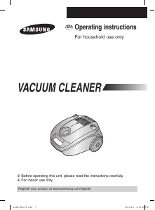 Manual Samsung SC4127 Vacuum Cleaner