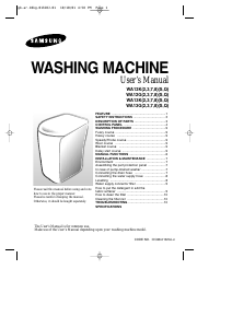 Manual Samsung WA13G2Q1 Washing Machine