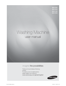 Hướng dẫn sử dụng Samsung WA10V9UFP/YL Máy giặt