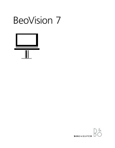 사용 설명서 Bang and Olufsen BeoVision 7 LCD 텔레비전