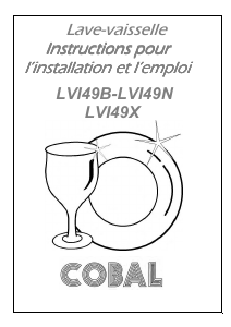 Mode d’emploi Cobal LVI49X Lave-vaisselle