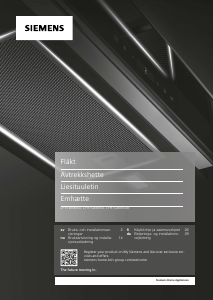 Brugsanvisning Siemens LF97GBM50B Emhætte