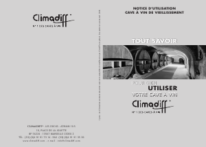Mode d’emploi Climadiff CVP178 Cave à vin