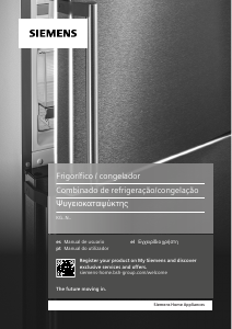 Manual de uso Siemens KG49NAIBT Frigorífico combinado