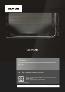 Manual Siemens CD914GXB1 Microwave