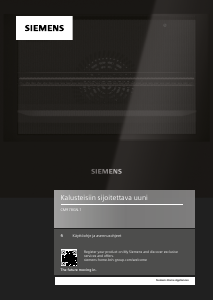 Käyttöohje Siemens CM978GNB1 Uuni
