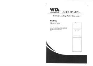 Manual Vita SP-A12T-UP Water Dispenser