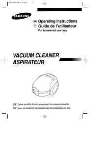 Manual Samsung VAC6313SE Vacuum Cleaner