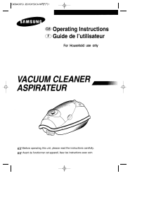 Manual Samsung VAC9013GP Vacuum Cleaner