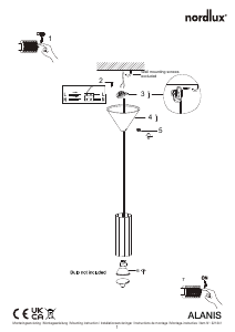 Mode d’emploi Nordlux Alanis Lampe