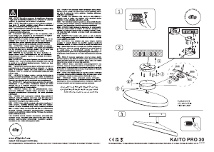 Használati útmutató Nordlux Kaito Pro 30 Lámpa