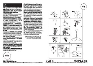 Manual de uso Nordlux Maple 55 Lámpara