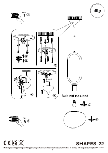 Bruksanvisning Nordlux Shapes 22 Lampe