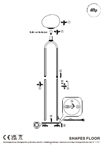 Bruksanvisning Nordlux Shapes Lampe