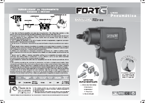 Manual FORTG FG3100 Chave de impacto