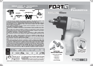 Manual FORTG FG3200 Chave de impacto