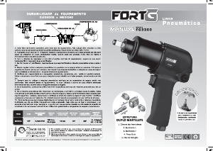 Manual FORTG FG3300 Chave de impacto