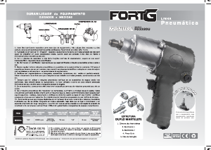Manual FORTG FG3320U Chave de impacto