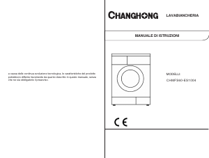 Manuale Changhong CHMFS60-ES1004 Lavatrice