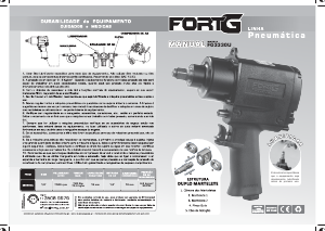 Manual FORTG FG3330U Chave de impacto