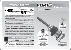 Manual FORTG FG3400 Chave de impacto
