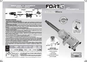 Manual FORTG FG3410 Chave de impacto