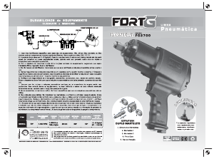 Manual FORTG FG3700 Chave de impacto
