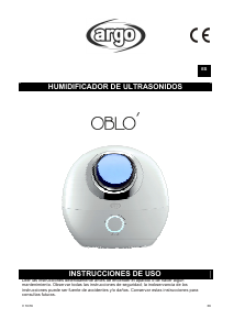 Manual de uso Argo Oblo Humidificador