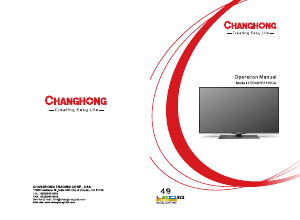 Manual Changhong LED49YD1100UA LED Television