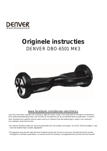 Handleiding Denver DBO-6501 MK3 Hoverboard