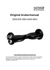 Bruksanvisning Denver DBO-6500 MK3 Hoverboard