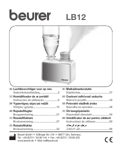 كتيب بيورير LB 12 جهاز ضبط الرطوبة