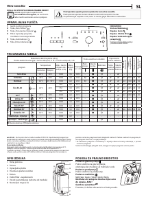 Priročnik Indesit BTW L60400 EE/N Pralni stroj