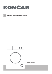 Manual Končar PR 06 5 FBN Washing Machine