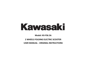 Handleiding Kawasaki KX-FS6.5A Elektrische step