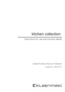 Manual Kleenmaid BIVC3710 Vacuum Cleaner