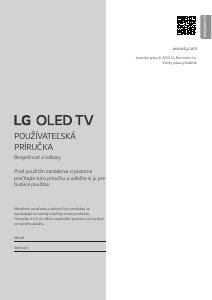Návod LG OLED65A23LA OLED televízor